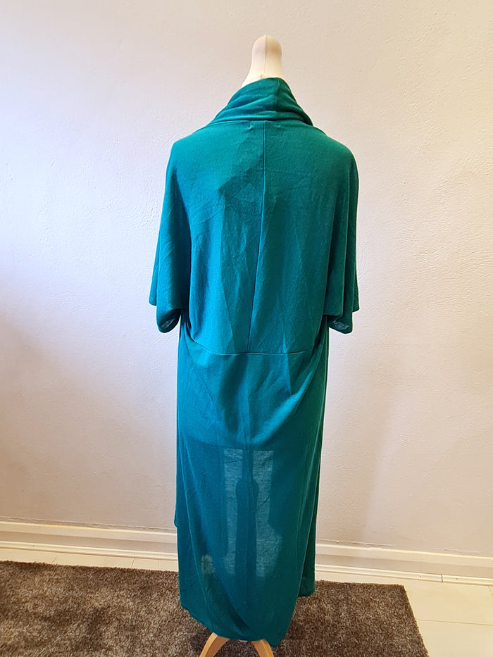 South Lodge Teal long Cardigan New 14