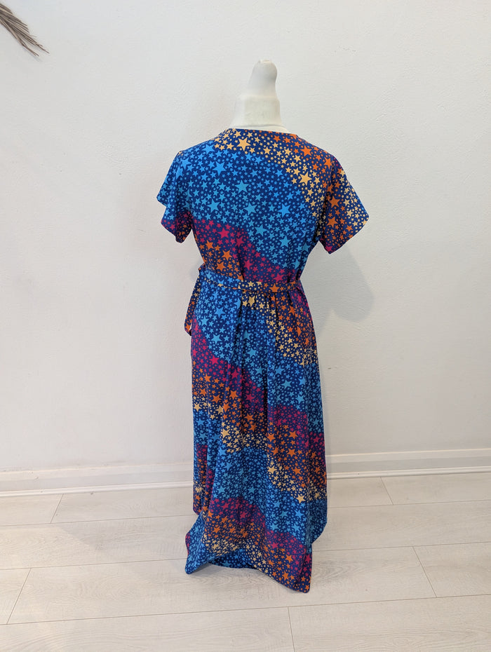 Star Wrap Dress M