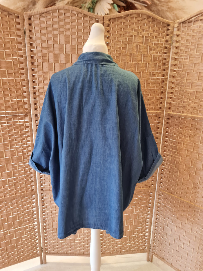 Style Hax Denim shirt One Size