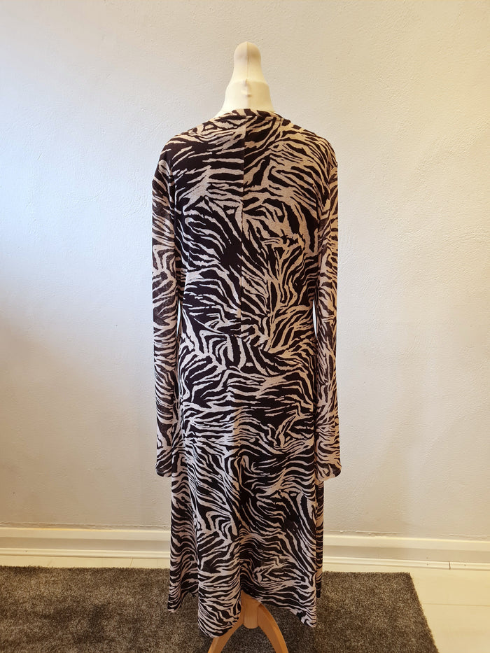 Topshop Animal Print Maxi Size 16