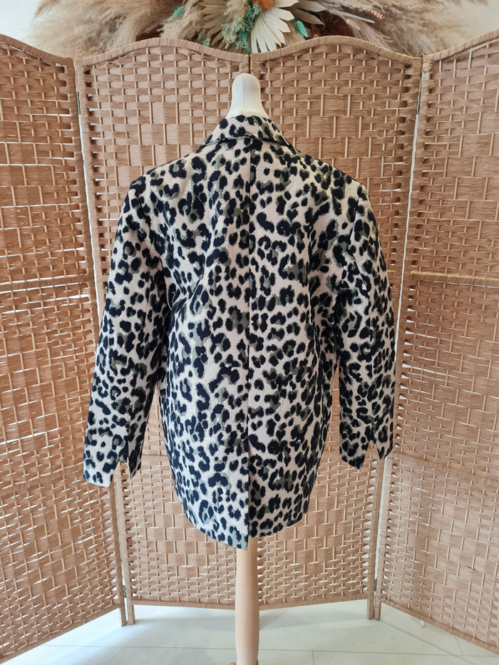 Warehouse Animal print Blazer 10 NWT