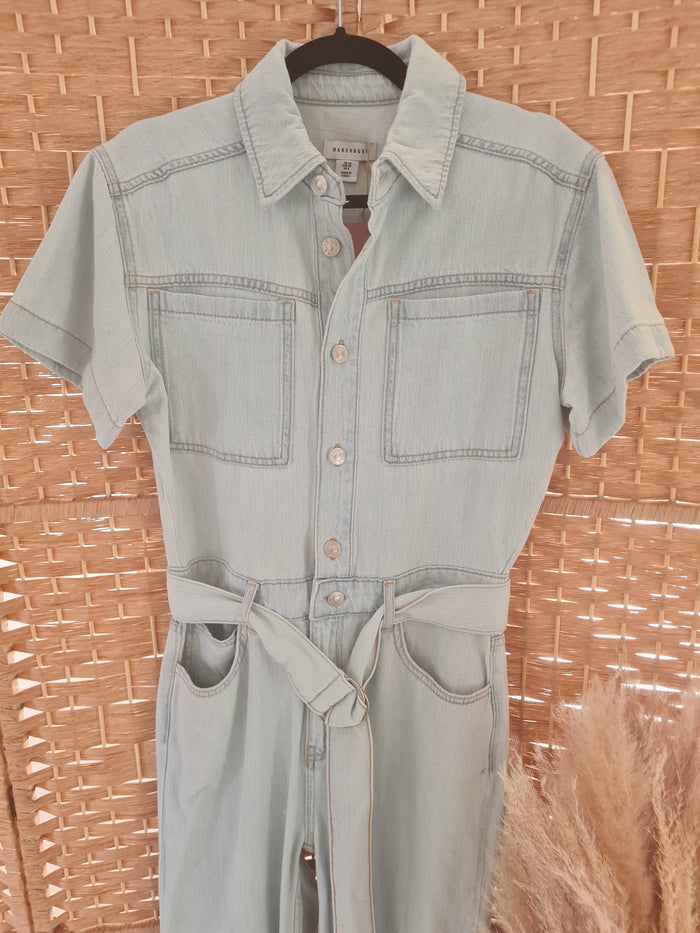 Warehouse S/W Denin Jumpsuit 10