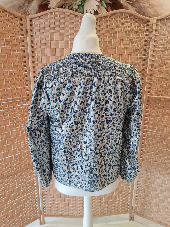 Whistles Animal Print Blouse 12