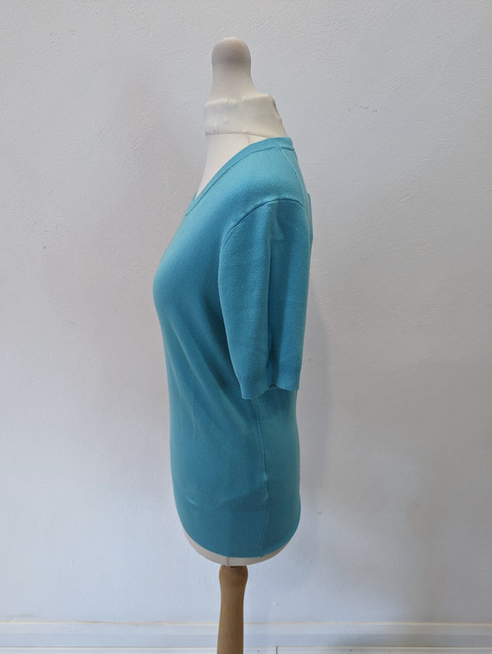 Zara Blue Fine Jumper Medium