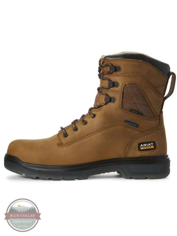 Ariat 10027326 Turbo 8" Waterproof Carbon Toe Work Boots side view
