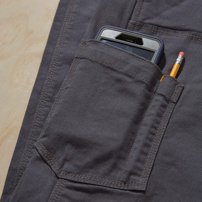 Ariat 10030250 Rebar M4 Low Rise DuraStretch Made Tough Stackable Straight Leg Pant, Rebar Grey