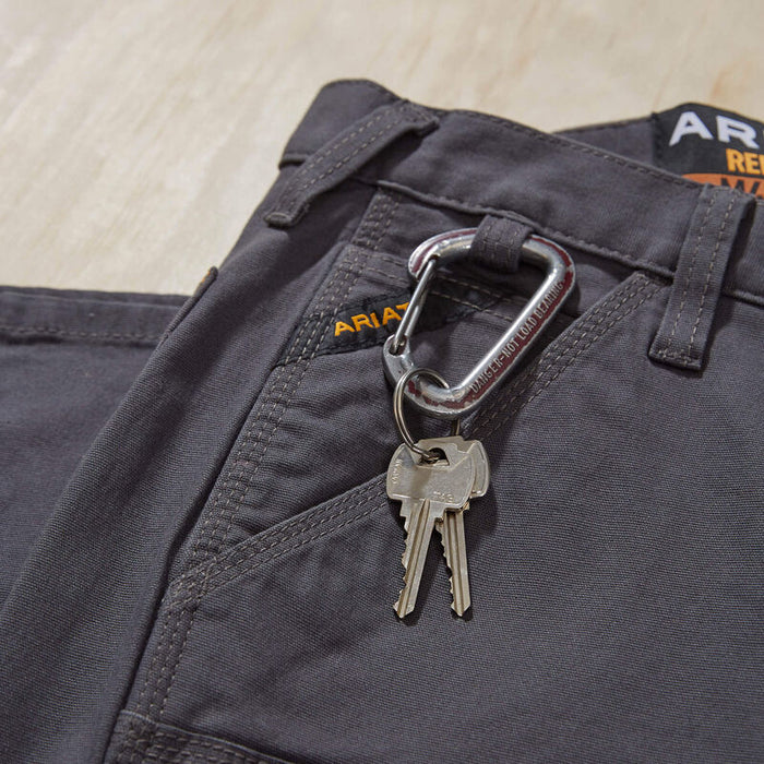 Ariat 10030250 Rebar M4 Low Rise DuraStretch Made Tough Stackable Straight Leg Pant, Rebar Grey