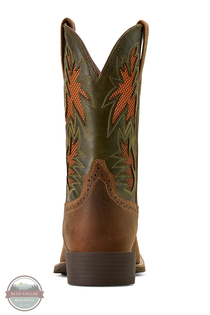 Ariat 10074161 Sport Cool VentTEK Square Toe Western Boot back heel view