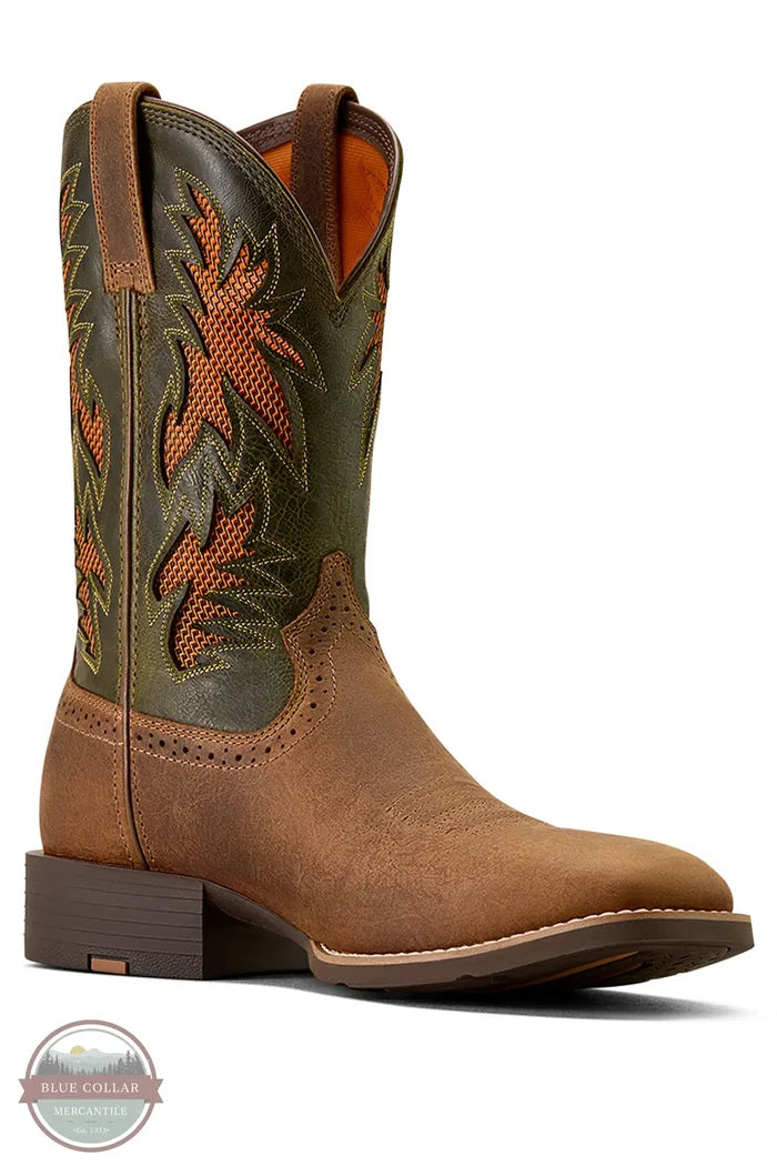 Ariat 10074161 Sport Cool VentTEK Square Toe Western Boot right side view