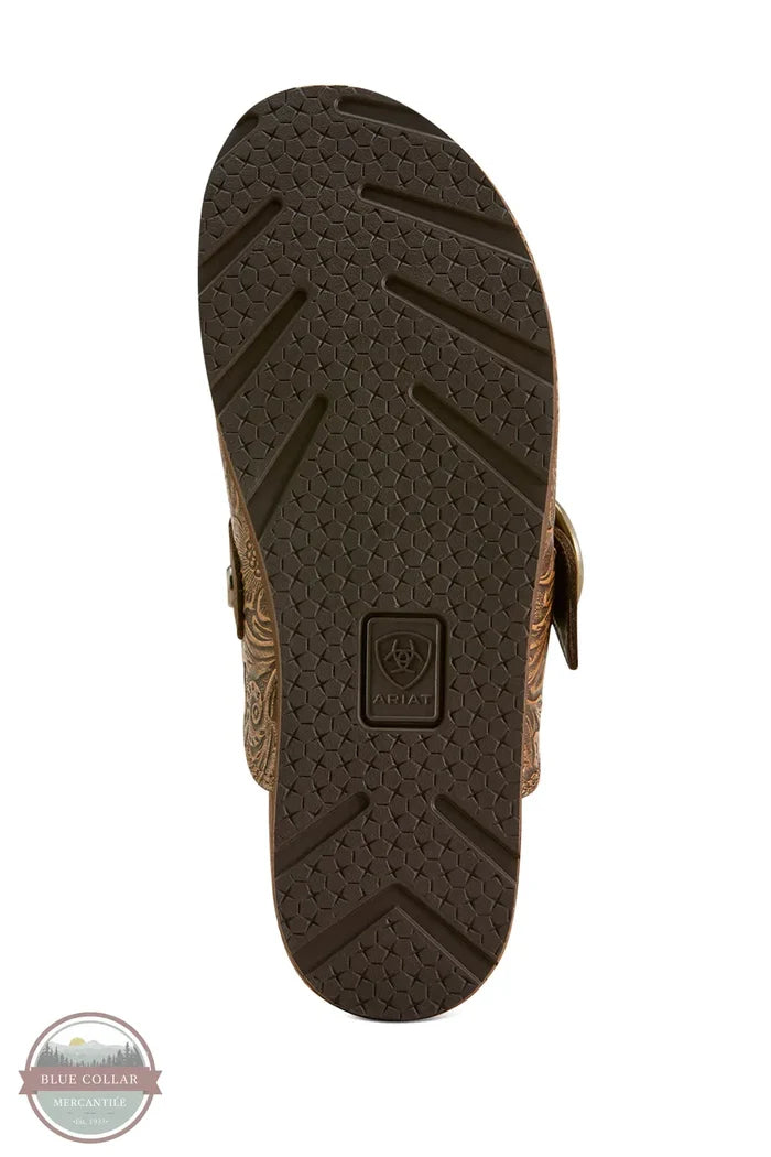 Ariat 10074266 Floral Embossed Country Mule Slides bottom of the sole view