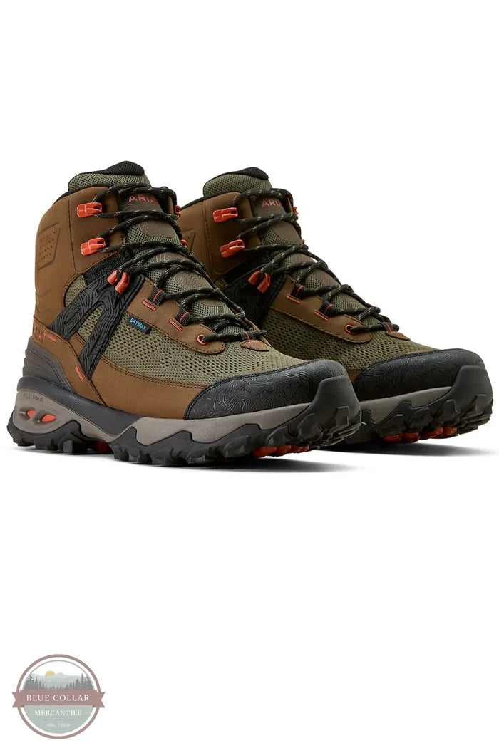 Ariat 10074272 Traverse Mid Waterproof Hiking Boot pair shown