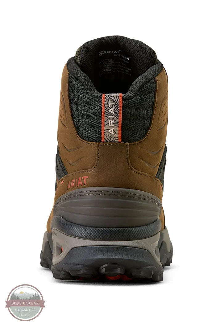 Ariat 10074272 Traverse Mid Waterproof Hiking Boot back heel view