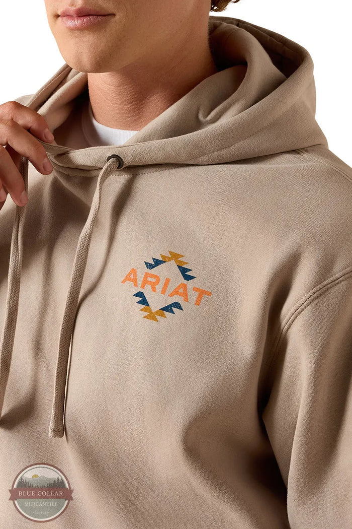 Ariat 10074912 Tapiz Zapoteco Hoodie front pocket imprint