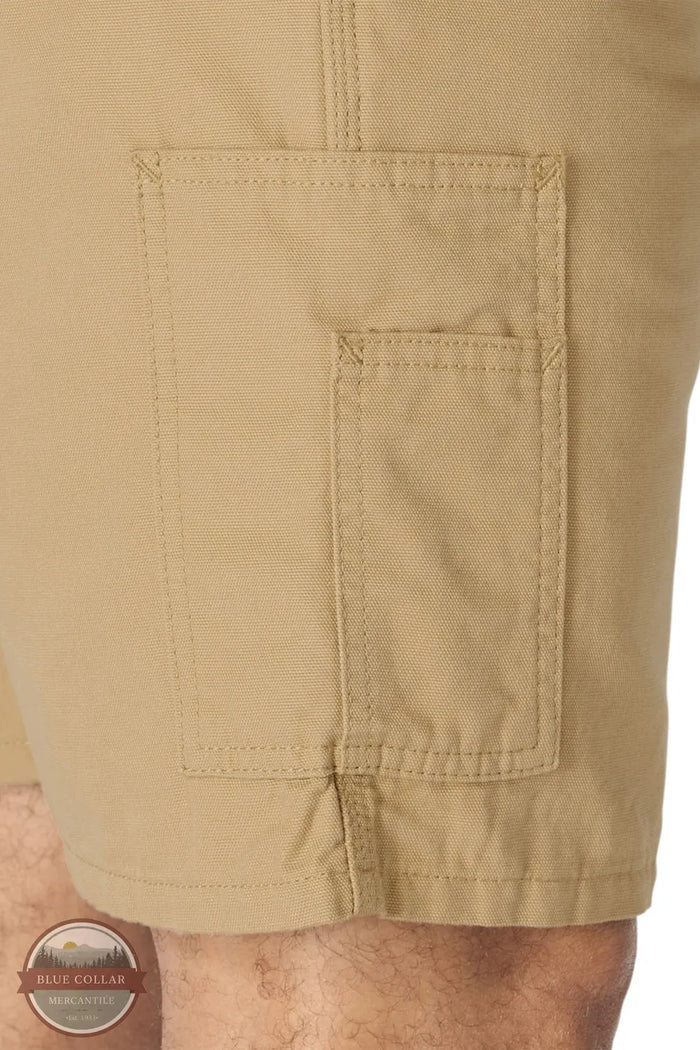 Carhartt 107420-DKH Loose 9" Stateline Shorts in Dark Khaki side pocket