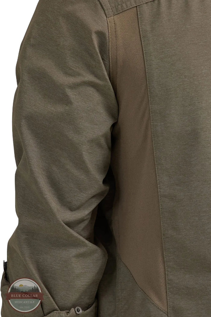 Wrangler 112353836 Wrangler ATG™ Men's Mix Material Long Sleeve Shirt back side panel view