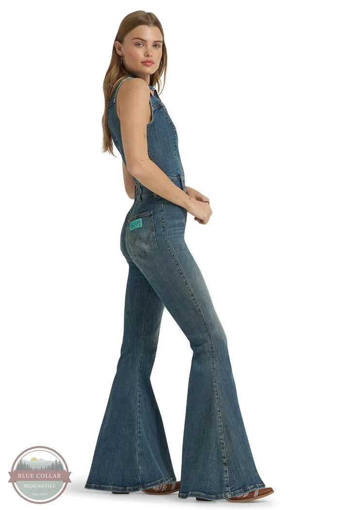 Wrangler 112375628 Lainey Wilson Western Rock Jean Catsuit side model view