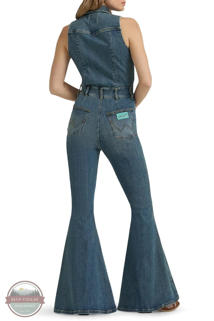 Wrangler 112375628 Lainey Wilson Western Rock Jean Catsuit back model view