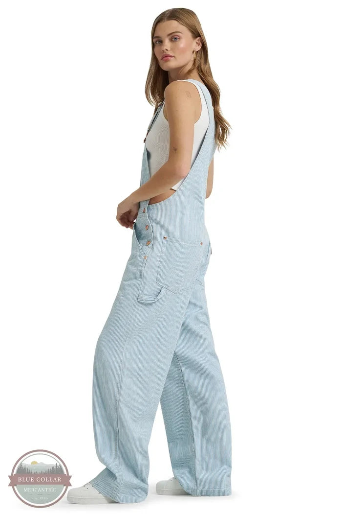 Wrangler 112375656 Lainey Wilson Stripped Cargo Bib Overalls right side view
