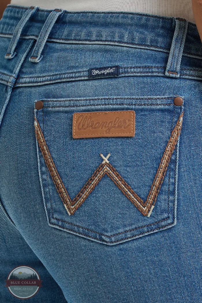 Wrangler Women's Retro® Mae Trouser Jean in "Cynthia" back pocket
