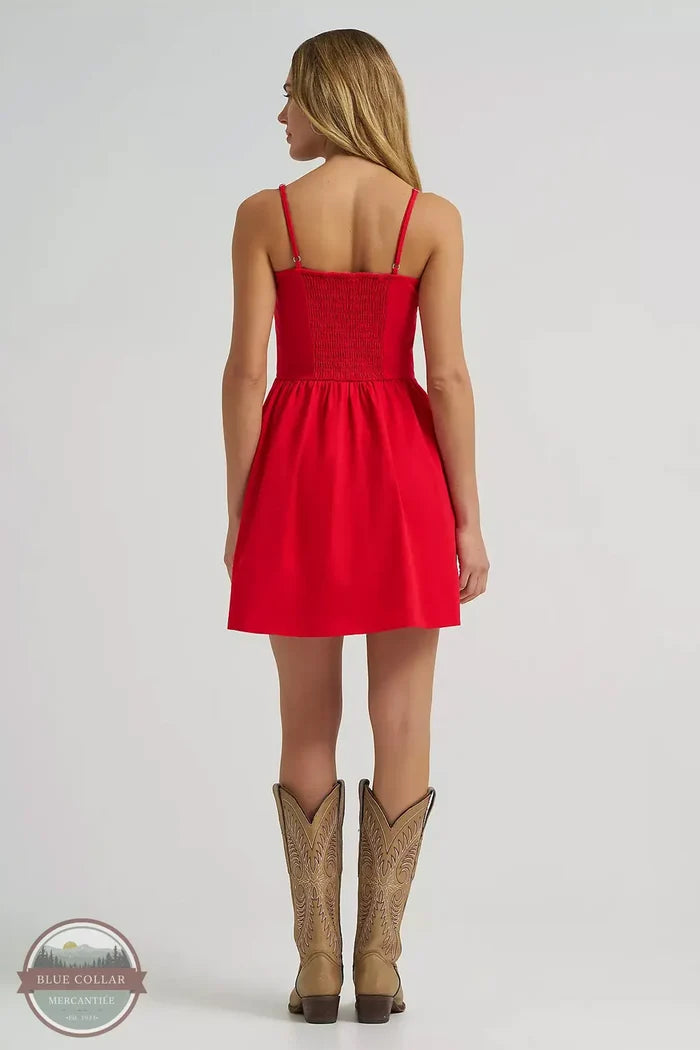 112379499 Americana Corset Snap Dress | Wrangler back view