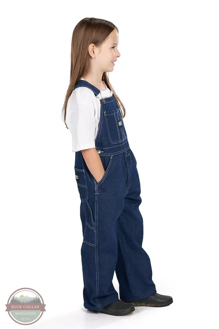 Key 225.45&nbsp;Denim Bib Overalls, Children's Sizes Side View
