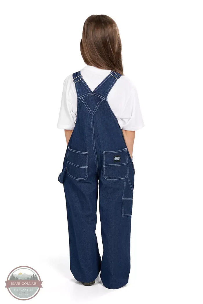 Key 225.45&nbsp;Denim Bib Overalls, Children's Sizes Back View