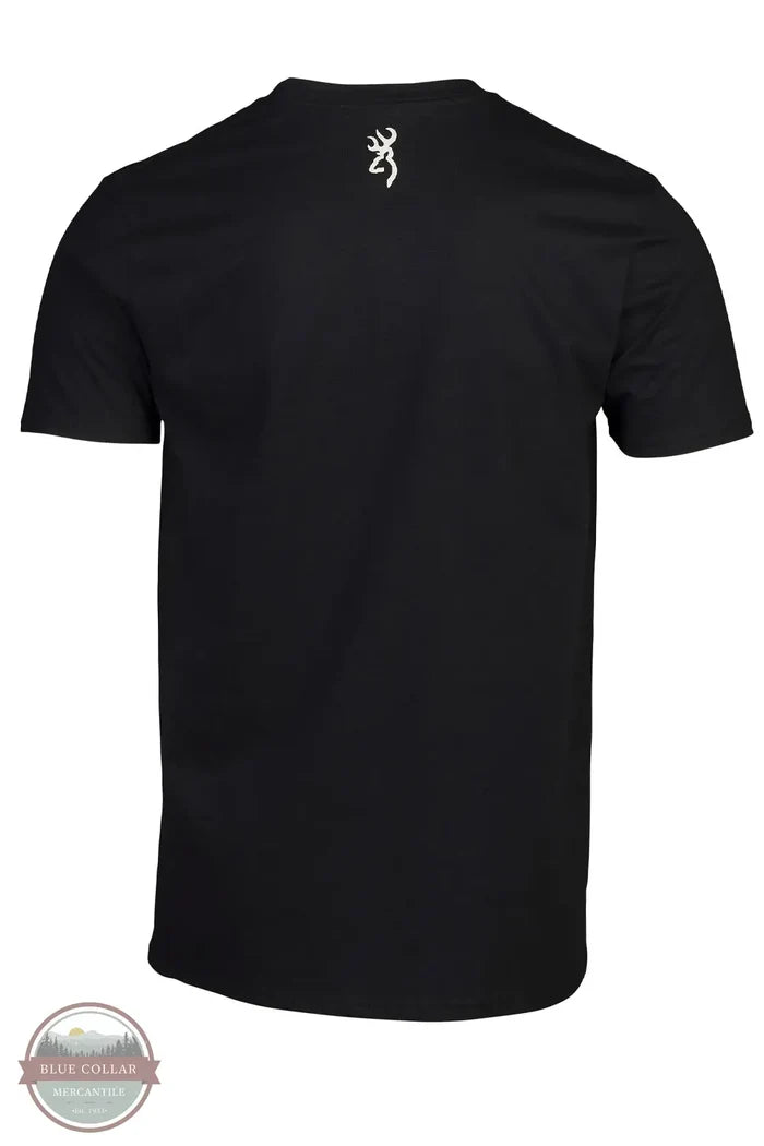Browning Camo Buckmark Shirt in Black back view