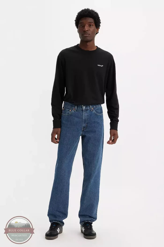 Levi's 550-4891 550 Relaxed Fit Jeans in Medium Stonewash Front View