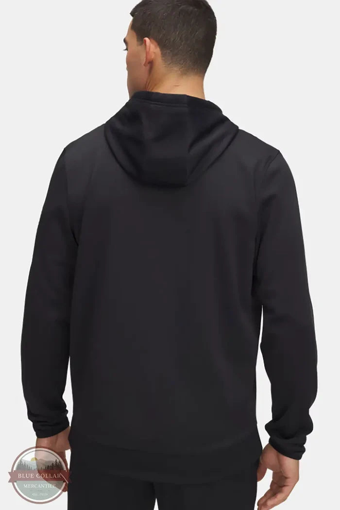 Under Amour 6004092 Freedom Armour Fleece Emboss Hoodie in 001 black, rear