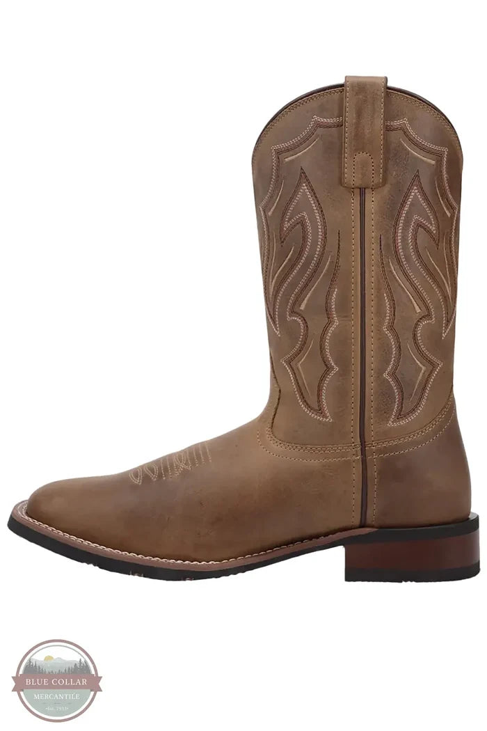 Laredo 8041 Men's Trailblazer Cowboy Certified Western Boot - Tan instep view