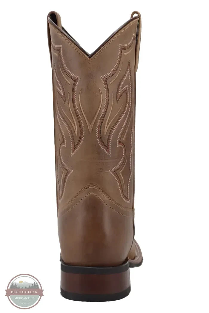 Laredo 8041 Men's Trailblazer Cowboy Certified Western Boot - Tan back heel view