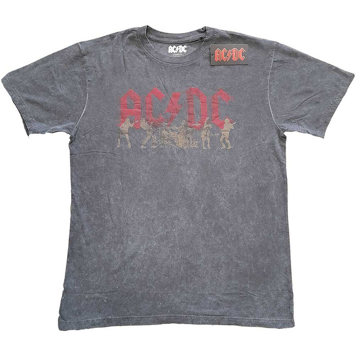 AC/DC Burn Out T-Shirt - Vintage Silhouettes Rock Off