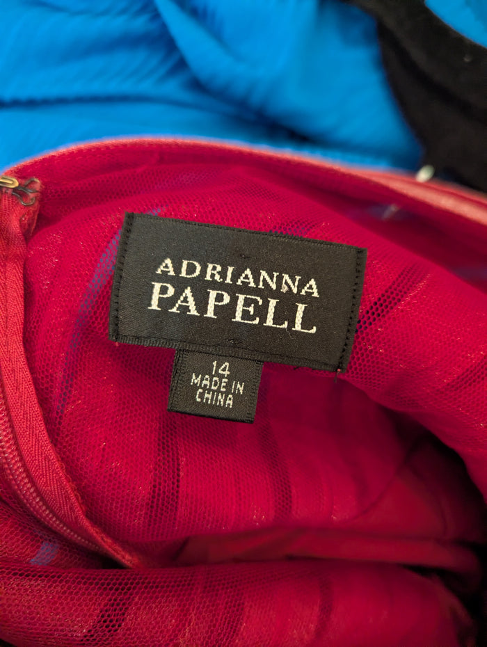 Adrianna Papell Red dress 14