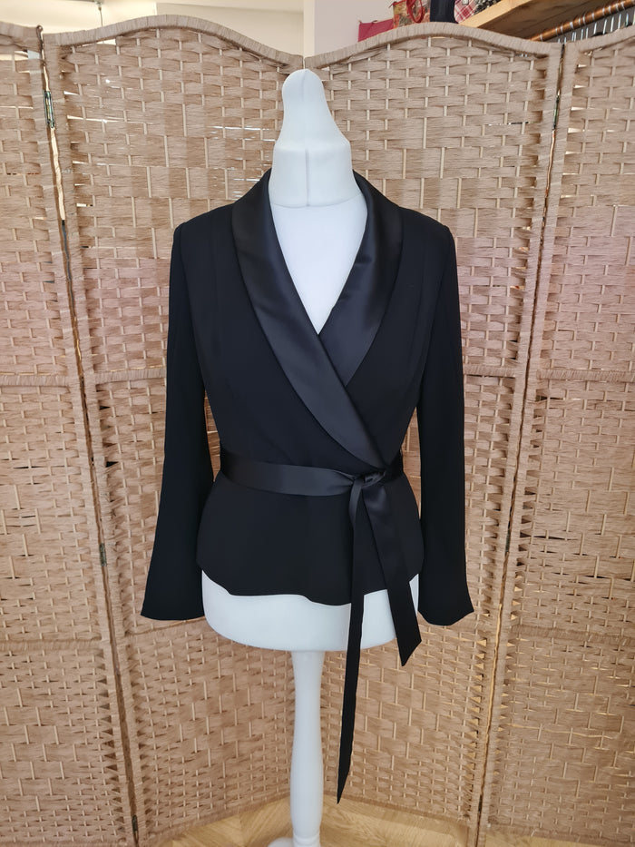 Adrianna Papell Satin Collar Top 14