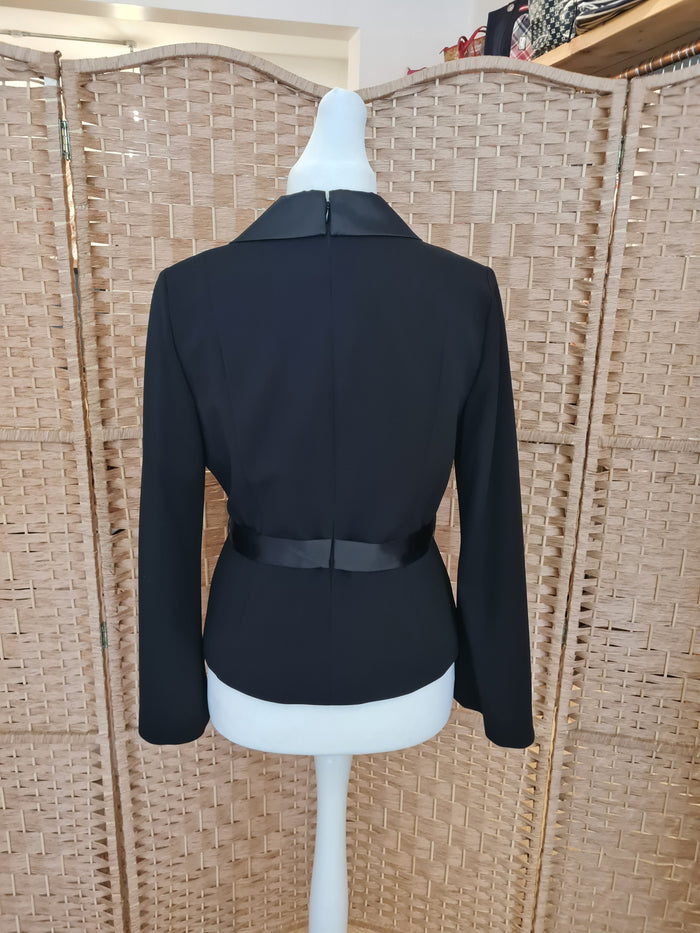 Adrianna Papell Satin Collar Top 14