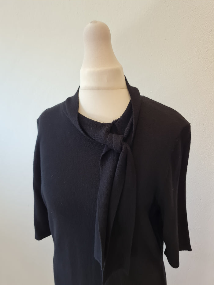 Adrienne Vittadini Black wool Dress L
