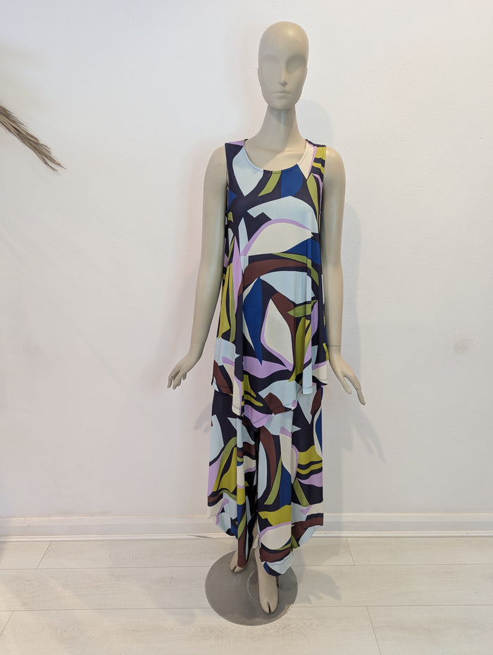 Alembika Multi Trouser 3 Piece Suit Size 2