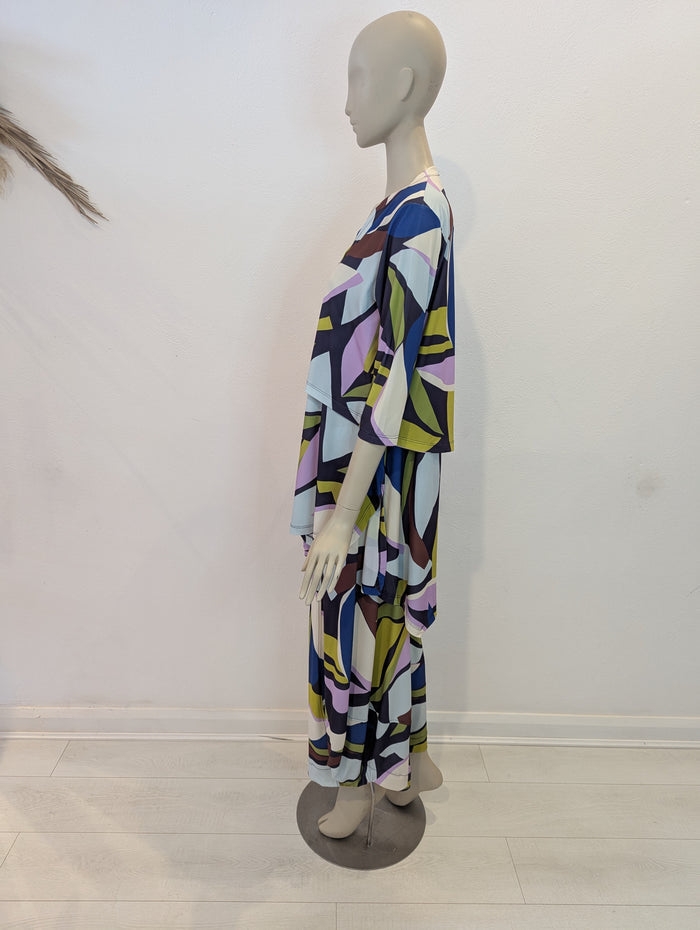 Alembika Multi Trouser 3 Piece Suit Size 2