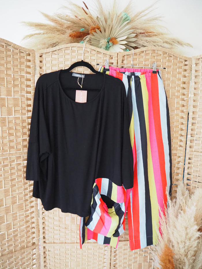 Alembika Stripe Top & Trouser set S/M