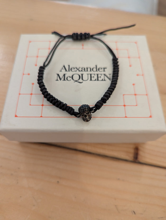 Alexander McQueen Pave Skull Bracelet