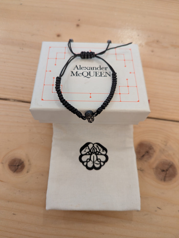 Alexander McQueen Pave Skull Bracelet