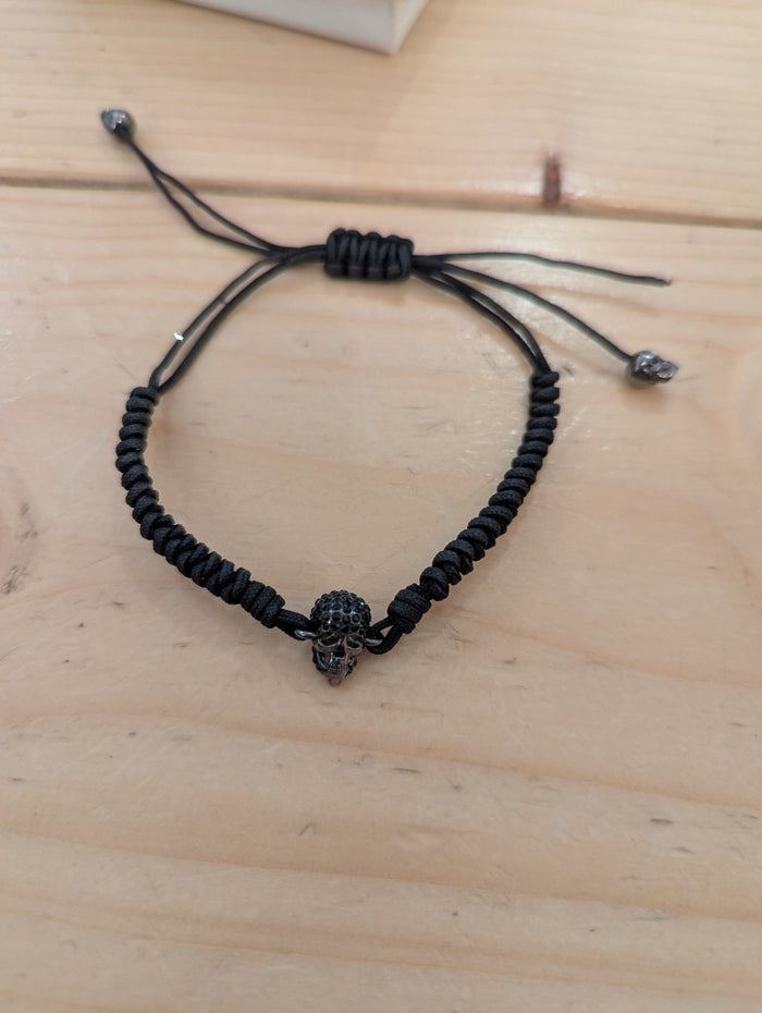 Alexander McQueen Pave Skull Bracelet