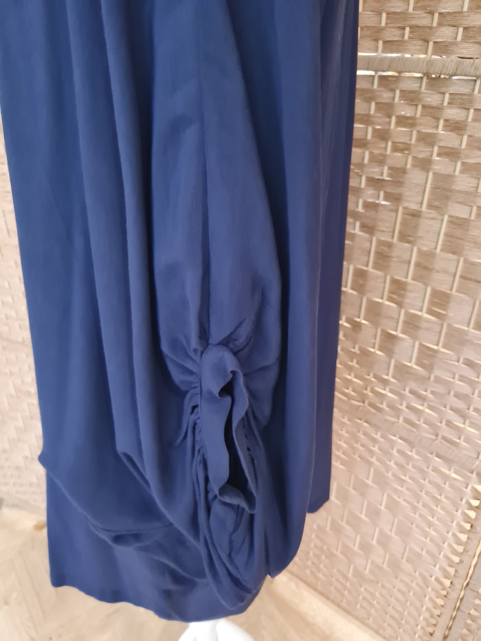 Alpha 60 Navy Oversized Batwing Tunic Size XS