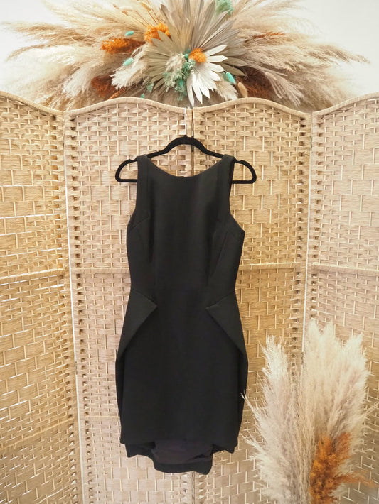 Amanda Wakeley Black Zip back Dress 10