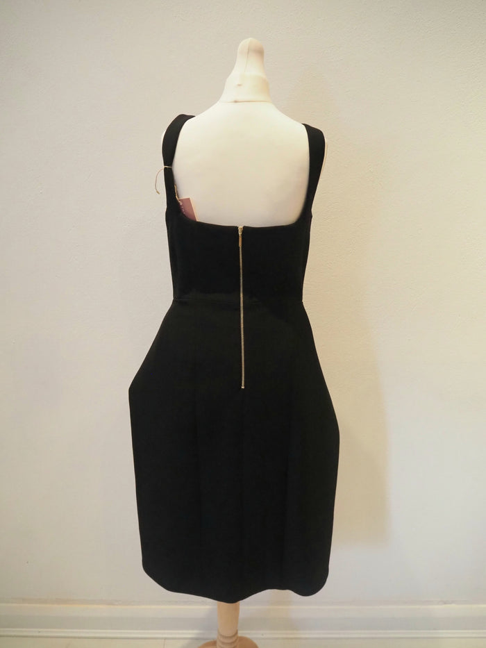 Amanda Wakeley Black Zip back Dress 10