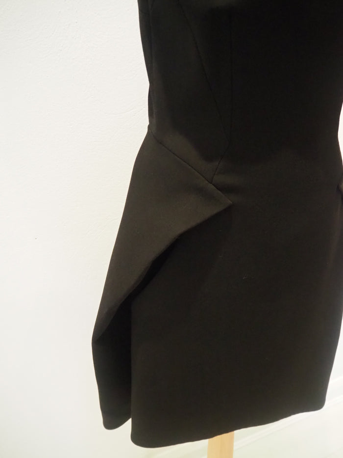 Amanda Wakeley Black Zip back Dress 10