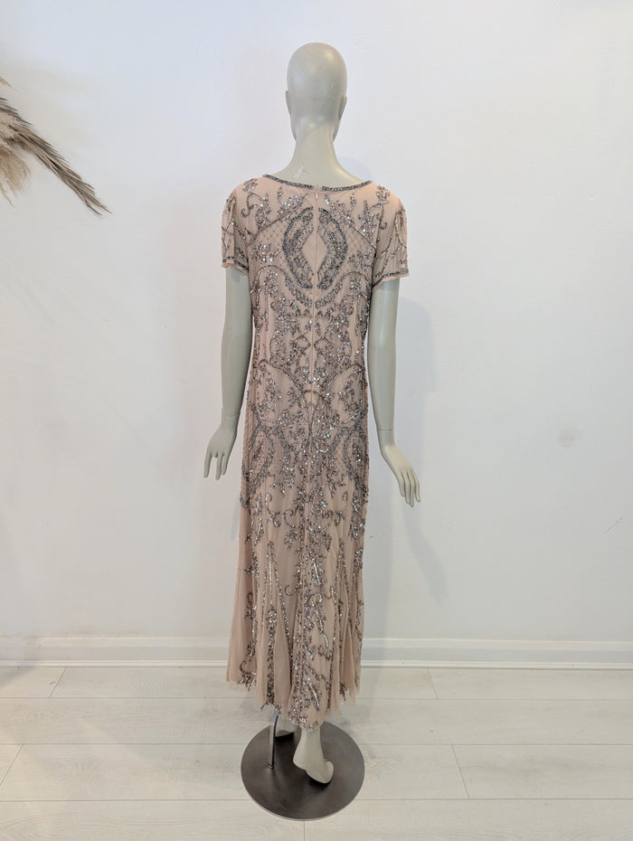 Amelia Rose Blush Embellished maxi 16