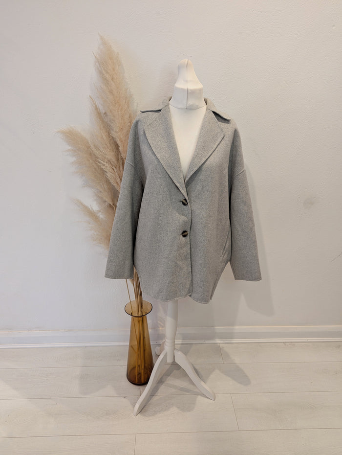 American Vintage Grey Wool Coat M/L
