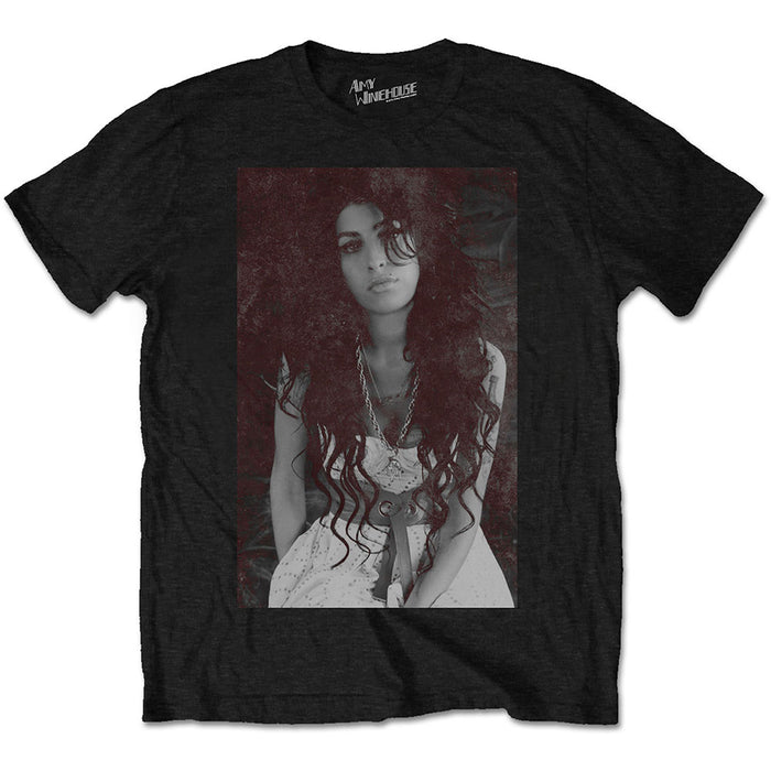 Amy Winehouse Unisex T-shirt - Back to Black Chalk Board Rock Off