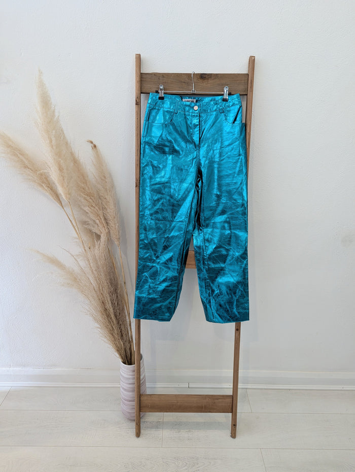 Amylynn Metallic Trousers S